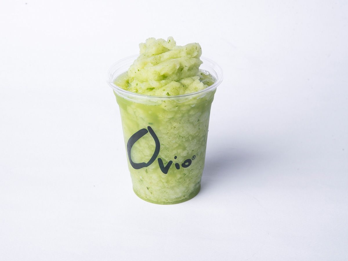 Frozen ginger lemonade
With mint